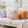 MIULEE Navy Blue Throw Pillow Covers 20×20 Inch, Soft Winter Plush Faux Wool Couch Pillow Covers Set of 2 Decorative Farmhouse Boho Throw Pillows for Sofa Living Room Bed(Pure White)