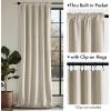 MIULEE Navy Blue Velvet Curtains 84 Inch Long Luxury Super Soft Thermal Insulated Blackout Curtains Room Darkening Drapes Rod Pocket Design for Bedroom Living Room Set of 2 Panels, W40 x L84 Inch(Beige)