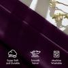 MIULEE Navy Blue Velvet Curtains 84 Inch Long Luxury Super Soft Thermal Insulated Blackout Curtains Room Darkening Drapes Rod Pocket Design for Bedroom Living Room Set of 2 Panels, W40 x L84 Inch(Purple Orchid)