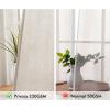 MIULEE Non-See-Through Privacy Linen Curtains 2 Panels, Christmas Emerald Green Light Filtering Window Curtains Textured Back Tab Semi Sheer Drapes for Bedroom Living Room, 52 x 90 Inches Long(Linen)