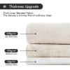 MIULEE Non-See-Through Privacy Linen Curtains 2 Panels, Christmas Emerald Green Light Filtering Window Curtains Textured Back Tab Semi Sheer Drapes for Bedroom Living Room, 52 x 90 Inches Long(White)