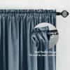 MIULEE Olive Green Velvet Curtains Thermal Insulated Blackout Curtain Drapes for Bedroom Living Room Darkening 84 Inches Long Curtains Panels Rod Pocket Set of 2(Dark Slate)