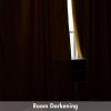 MIULEE Olive Green Velvet Curtains Thermal Insulated Blackout Curtain Drapes for Bedroom Living Room Darkening 84 Inches Long Curtains Panels Rod Pocket Set of 2(Mustard Yellow)