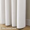 MIULEE Olive Green Velvet Curtains Thermal Insulated Blackout Curtain Drapes for Bedroom Living Room Darkening 84 Inches Long Curtains Panels Rod Pocket Set of 2(White)