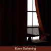 MIULEE Olive Green Velvet Curtains Thermal Insulated Blackout Curtain Drapes for Bedroom Living Room Darkening 84 Inches Long Curtains Panels Rod Pocket Set of 2(Burnt Orange)