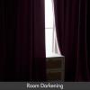 MIULEE Olive Green Velvet Curtains Thermal Insulated Blackout Curtain Drapes for Bedroom Living Room Darkening 84 Inches Long Curtains Panels Rod Pocket Set of 2(Purple Orchid)