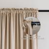 MIULEE Olive Green Velvet Curtains Thermal Insulated Blackout Curtain Drapes for Bedroom Living Room Darkening 84 Inches Long Curtains Panels Rod Pocket Set of 2(Camel Beige)