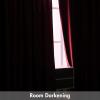 MIULEE Olive Green Velvet Curtains Thermal Insulated Blackout Curtain Drapes for Bedroom Living Room Darkening 84 Inches Long Curtains Panels Rod Pocket Set of 2(Burgundy)