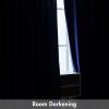 MIULEE Olive Green Velvet Curtains Thermal Insulated Blackout Curtain Drapes for Bedroom Living Room Darkening 84 Inches Long Curtains Panels Rod Pocket Set of 2(Royal Blue)
