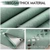 MIULEE Orange Thick Polyester Linen Rectangle Tablecloth with Decorative Cutouts Waterproof Stain Resistant Table Cloth Spring Boho Fall Table Cover for Dining Party Wedding, 70 x 52 inch(Mint Green)