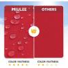 MIULEE Outdoor Christmas Pillow Covers Red Waterproof Decorative Patio Throw Pillow Covers Fade Resistant for Furniture Tent Couch Sofa Living Room Pack of 2 Spring Summer Pillowcases 18×18 Inch(Red)
