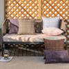 MIULEE Outdoor Waterproof Throw Pillow Covers Decorative Farmhouse Water Resistant Cushion Covers for Tent Patio Garden Couch Sofa Pack of 2, 16×16 Inch Pink(Pink)