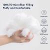 MIULEE Pack of 2 18×18 Outdoor Pillow Inserts, Outdoor Throw Pillows Water-Resistant Decorative Premium Square Pillow Stuffer Sham for Porch Swing Couch Sofa Cushion Patio Furniture(1)