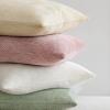 MIULEE Pack of 2 Christmas Couch Throw Pillow Covers 18×18 Inch Neutral Beige Modern Boho Accent Decorative Pillow Covers Soft Chenille Farmhouse Cushion Covers for Home Decor Bed Sofa Living Room(Cream)