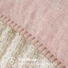 MIULEE Pack of 2 Couch Throw Pillow Covers 18×18 Inch Coastal Aqua Blue Farmhouse Decorative Pillow Covers with Stitched Edge Soft Chenille Solid Dyed Spring Pillow Covers for Sofa Bed Living Room(Pink)