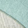 MIULEE Pack of 2 Couch Throw Pillow Covers 18×18 Inch Dark Teal Farmhouse Decorative Pillow Covers with Stitched Edge Soft Chenille Solid Dyed Spring Pillow Covers for Sofa Bed Living Room(Aqua Blue)