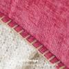 MIULEE Pack of 2 Couch Throw Pillow Covers 18×18 Inch Dark Teal Farmhouse Decorative Pillow Covers with Stitched Edge Soft Chenille Solid Dyed Spring Pillow Covers for Sofa Bed Living Room(Hot Pink)