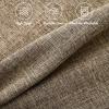 MIULEE Pack of 2 Decorative Linen Burlap Textured Pillow Covers Farmhouse Boho Accent Pillowcases Spring Home Decor for Couch Sofa Bedroom Living Room 18×18 Inch Light Olive Green(Brown)