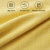 MIULEE Pack of 2 Decorative Linen Burlap Textured Pillow Covers Farmhouse Boho Accent Pillowcases Spring Home Decor for Couch Sofa Bedroom Living Room 18×18 Inch Light Olive Green(Yellow)
