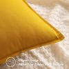 MIULEE Pack of 2 Decorative Linen Pillow Covers Boho Farmhouse Modern Soft Accent Throw Pillows Neutral Cushion Covers for Sofa Couch Bed Living Room Home Decor, 18×18 Inch Olive Green(Yellow)