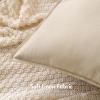 MIULEE Pack of 2 Decorative Linen Pillow Covers Boho Farmhouse Modern Soft Accent Throw Pillows Neutral Cushion Covers for Sofa Couch Bed Living Room Home Decor, 18×18 Inch Olive Green(Beige)