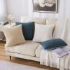MIULEE Pack of 2 Decorative New Luxury Series Style Cream White Faux Fur Throw Pillow Covers Super Soft Wool Pillow Cases Cushion Covers for Sofa Bedroom Living Room 18×18 Inch 45×45 cm