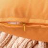 MIULEE Pack of 2 Decorative Outdoor Waterproof Pillow Covers Square Garden Cushion Sham Throw Pillowcase Summer Shell for Patio Tent Couch 18×18 Inch Pale Green(Orange Yellow)