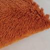 MIULEE Pack of 2 Luxury Faux Fur Throw Pillow Cover Deluxe Winter Decorative Plush Pillow Case Cushion Cover Shell for Sofa Bedroom Car 16 x 16 Inch Beige(Burnt Orange)