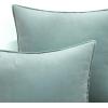 MIULEE Pack of 2 Navy Blue Decorative Velvet Throw Pillow Cover Soft Pillow Cover Soild Square Cushion Case for Sofa Bedroom Car 18x 18 Inch 45x 45cm(Blue Grey)