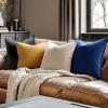 MIULEE Pack of 2 Navy Blue Decorative Velvet Throw Pillow Cover Soft Pillow Cover Soild Square Cushion Case for Sofa Bedroom Car 18x 18 Inch 45x 45cm(Navy Blue)