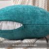 MIULEE Pack of 2 Orange Decorative Pillow Covers 16×16 Inch Soft Chenille Couch Throw Pillows Farmhouse Cushion Covers for Home Decor Sofa Bedroom Living Room(Teal Blue)