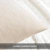 MIULEE Pack of 2 Orange Decorative Pillow Covers 16×16 Inch Soft Chenille Couch Throw Pillows Farmhouse Cushion Covers for Home Decor Sofa Bedroom Living Room(Cream)
