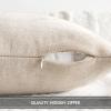 MIULEE Pack of 2 Orange Decorative Pillow Covers 16×16 Inch Soft Chenille Couch Throw Pillows Farmhouse Cushion Covers for Home Decor Sofa Bedroom Living Room(Cream)