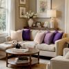 MIULEE Pack of 2 Velvet Soft Solid Decorative Square Throw Pillow Covers Christmas Cushion Case for Couch Sofa Bedroom Car 18×18 Inch 45×45 cm Green(Eggplant Purple)