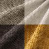 MIULEE Pack of 4 Couch Throw Pillow Covers 20×20 Inch Neutral Soft Decorative Chenille Pillow Covers Farmhouse Boho Cushion Covers for Mid Century Modern Home Decor Sofa Bedroom Living Room(Neutral Gold/Brown)