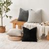 MIULEE Pack of 4 Couch Throw Pillow Covers 20×20 Inch Neutral Soft Decorative Chenille Pillow Covers Farmhouse Boho Cushion Covers for Mid Century Modern Home Decor Sofa Bedroom Living Room(Neutral Cream/Grey)