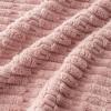 MIULEE Pack of 4 Fall Boho Farmhouse Orange Yellow Corduroy Decorative Throw Pillow Covers 18×18 Inch Soft Striped Pillow Covers Modern Rustic Home Decor for Sofa Living Room Couch Bed(Blush Pink)