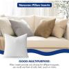 MIULEE Pillow Insert 16×16 Inch, Decorative Square Throw Pillow Inserts, Premium Fluffy Pillow Forms Sham Stuffer for Sofa Couch Living Room(1)