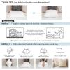 MIULEE Pillow Insert 16×16 Inch, Decorative Square Throw Pillow Inserts, Premium Fluffy Pillow Forms Sham Stuffer for Sofa Couch Living Room(4)