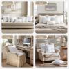 MIULEE Pillows Inserts, Pack of 4 18×18 Inch 100% Virgin Microfiber Filling Throw Pillows for Bed Couch Sofa(4)