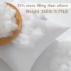 MIULEE Pillows Inserts, Pack of 4 18×18 Inch 100% Virgin Microfiber Filling Throw Pillows for Bed Couch Sofa(4)