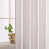 MIULEE Sage Green Linen Curtains 84 Inch Length 2 Panels Set for Bedroom Living Room, Soft Thick Linen Textured Window Drapes Semi Sheer Light Filtering Grommet Top Burlap Look Farmhouse Decor(Linen White)