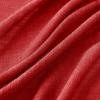 MIULEE Sage Green Linen Curtains 84 Inch Length 2 Panels Set for Bedroom Living Room, Soft Thick Linen Textured Window Drapes Semi Sheer Light Filtering Grommet Top Burlap Look Farmhouse Decor(Red)