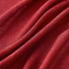 MIULEE Sage Green Linen Curtains 84 Inch Length 2 Panels Set for Bedroom Living Room, Soft Thick Linen Textured Window Drapes Semi Sheer Light Filtering Grommet Top Burlap Look Farmhouse Decor(Burgundy Red)