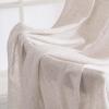 MIULEE Sage Green Linen Curtains 84 Inch Length 2 Panels Set for Bedroom Living Room, Soft Thick Linen Textured Window Drapes Semi Sheer Light Filtering Grommet Top Burlap Look Farmhouse Decor(Linen White)