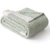 MIULEE Sage Green Super Soft Throw Blanket for Couch, Cozy Fluffy Warm Throws Knit Blankets for Sofa, Bed, Chair, Living Room, Camping, Picnic, Spring Home Decor,50 x 60 inch(Sage Green)