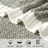 MIULEE Sage Green Super Soft Throw Blanket for Couch, Cozy Fluffy Warm Throws Knit Blankets for Sofa, Bed, Chair, Living Room, Camping, Picnic, Spring Home Decor,50 x 60 inch(Olive Green)