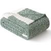 MIULEE Sage Green Super Soft Throw Blanket for Couch, Cozy Fluffy Warm Throws Knit Blankets for Sofa, Bed, Chair, Living Room, Camping, Picnic, Spring Home Decor,50 x 60 inch(Green)