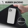MIULEE Set of 2 Ultra Thin Bathroom Rugs, Rubber Bath Mats for Bathroom Non Slip, Quick Dry Absorbent Bath Rug Machine Washable, Fit Under Door, Shower, Sink, Home Decor, Grey, 17″x27″+20″x32″(Christmas Green)