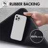 MIULEE Set of 2 Ultra Thin Bathroom Rugs, Rubber Bath Mats for Bathroom Non Slip, Quick Dry Absorbent Bath Rug Machine Washable, Fit Under Door, Shower, Sink, Home Decor, Grey, 17″x27″+20″x32″(Grey)